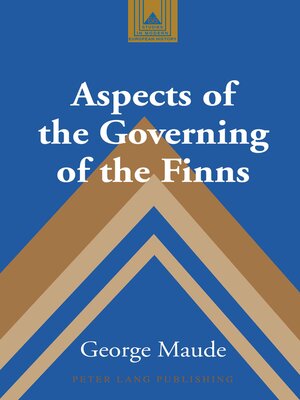 cover image of Aspects of the Governing of the Finns